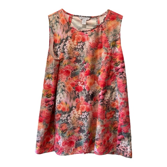 Athleta Zephyr Refined Tank - Pink Floral - Picture 3 of 8